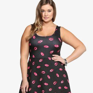 Polka Dot Lipstick Dress